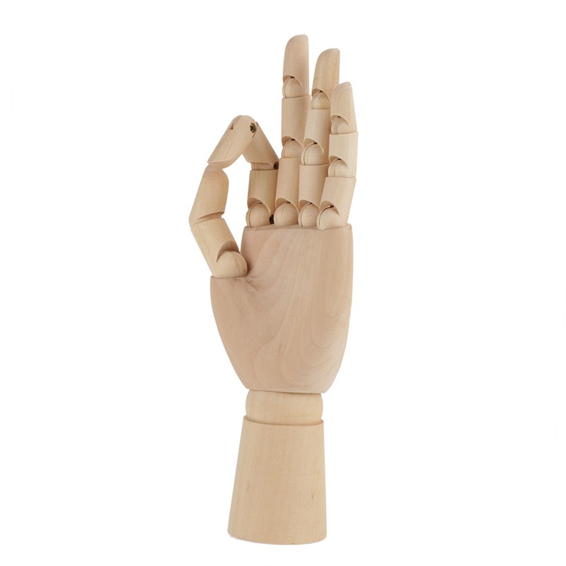 Women Hand Body Artist Model Jointed Articulated Wood Sculpture Mannequin