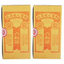 Traditional Chinese Herbal Tea,(Lok Wo Cha),(0.4 OzX12),Pack of 2 六和茶