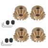 CNBTR 4Pcs Tapered Bevel Gear for Automotive Application 3mm Inner