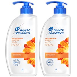 Head  Shoulders Champú Anticaspa (Paquete De 2), Alivia El Cuero Cabelludo Seco Y Repara El Daño, Aroma Fresco, 22 Oz (Botellas Con Dosificador)      