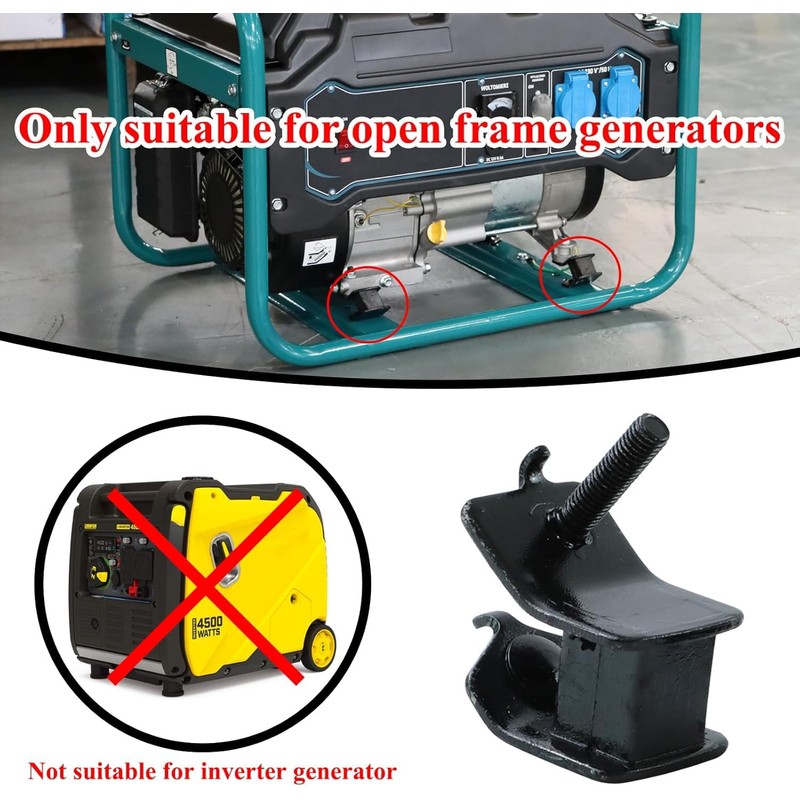 abliubale Generator Anti Vibration Rubber Mount for 2500 3000 3500