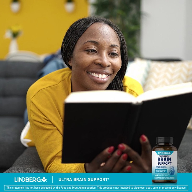 Lindberg Brain Support Supplement | 60 Vegetarian Capsules | Ultra