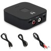 Bluetooth 5.0 Receiver Wireless 3.5mm AUX NFC to 2RCA Audio