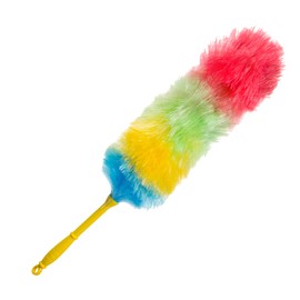 Coloridos polvos estáticos de cerdas duras para la limpieza – cepillo magnético resistente para el polvo para muebles – Limpieza antiestática suministros suaves para polvo