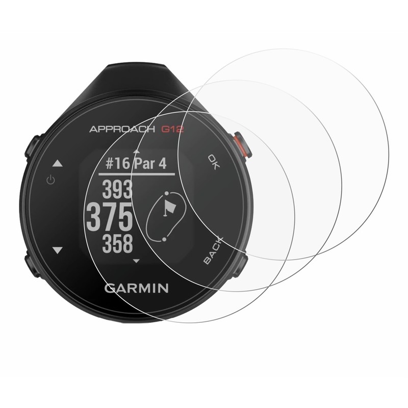 Savvies Pack of 6 Screen Protectors for Garmin Approach G12