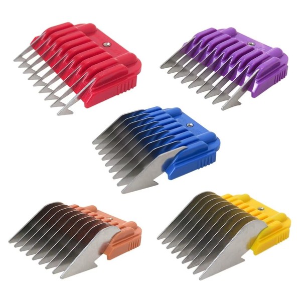 NGHTMRE 2024 Version 5 Pcs Professional Colorful Hair Clipper Combs