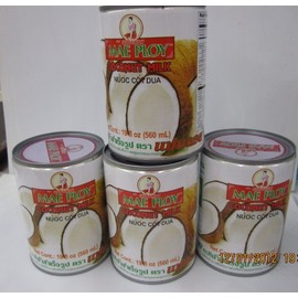 Mae Ploy Coconut Cream Pack of 4 Cans 560 Milliliter Each