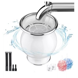 JUSTOWE Bath Ball Filter-8 Stages Bath Filter for tub -Removes Hundreds of Contaminants