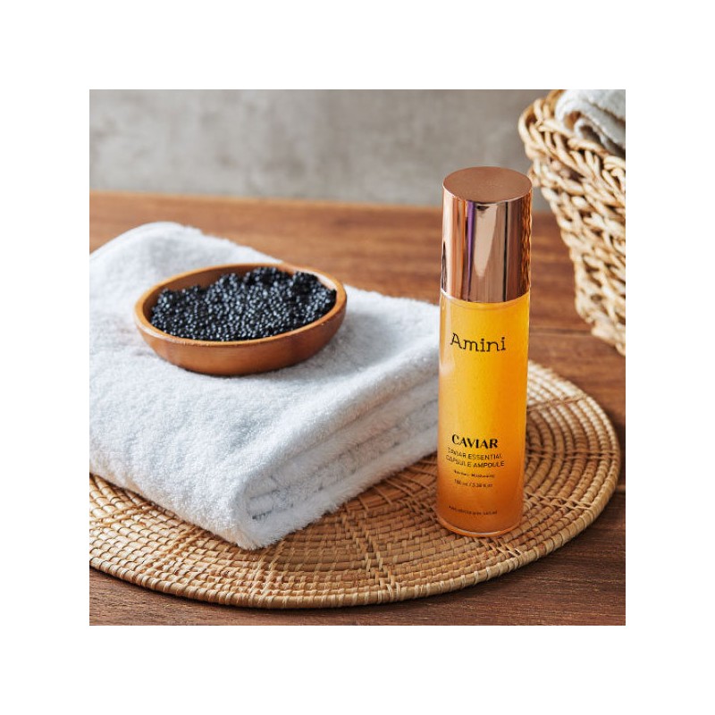 Amini 아미니 GS1위캐비어 미백 광채 캡슐 앰플 100ml 2개 (대용량)