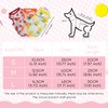 Andiker 3Pcs Cute Patterned Cat & Dog Clothes, Breathable &