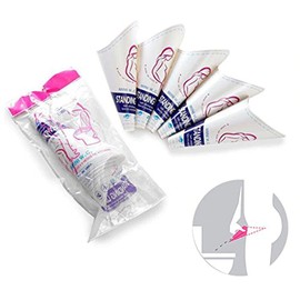 EROSPA® - Women's Cardboard Urinal Standing Toilet - Pack of 10 - Camping Car Hiking Sports Outdoor