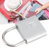 QANYEGN Fingerprint Padlock, Mini Smart Security Lock, Keyless USB Fingerprint
