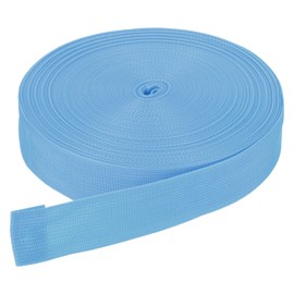 DMiotech 25 Yard x 38mm Breite Nylon-Gurtband Poly Flachband-Gurtband für DIY Handwerk, Rucksackgurte, Nähen, Reparatur von Outdoor-Ausrüstung, Blau