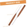WOONEKY Makeup Palette Stick Foundation Cosmetic Spatula Tool Long Metal