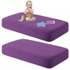 NTBAY 2 Pack Waterproof Crib Mattress Protector, Quilted 28"x52" Toddler