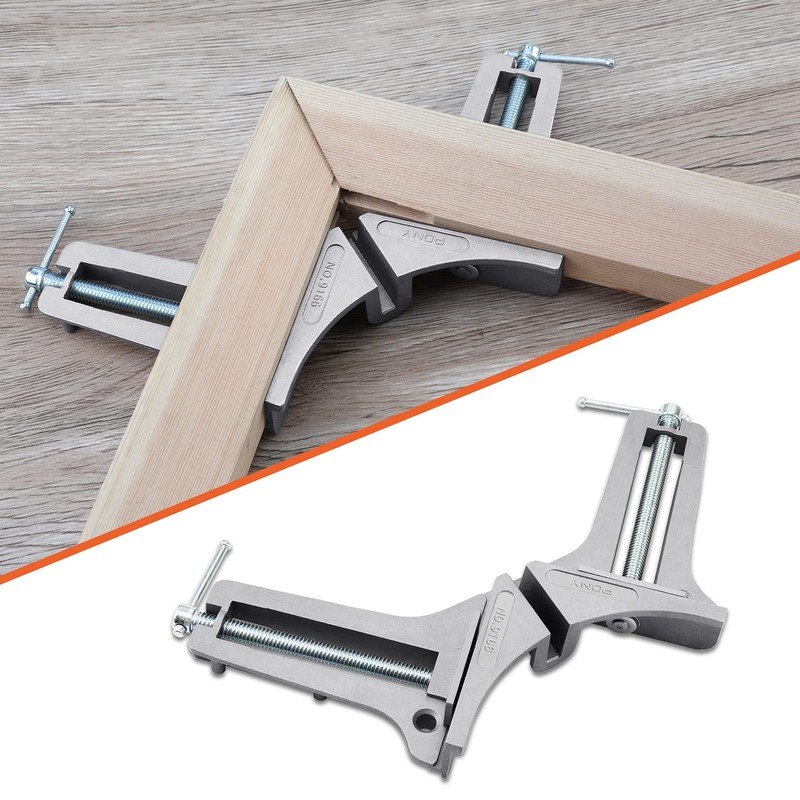 PONY 2-Piece 90 Degree Corner Clamp Set, Featured with 3’’