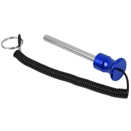 Alomejor Perno de apilamiento de Pesas Perno de Tornillo de Entrenamiento de Fuerza magn|Tica con Cuerda de traccion para Equipo de Entrenamiento(Azul)