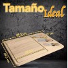 J.H. Companny Tabla Para Quesos Madera Con Utensilios Cortes Carnes