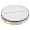 Abaodam 10 Inch Hand Drum Percussion Wood Frame Drum with
