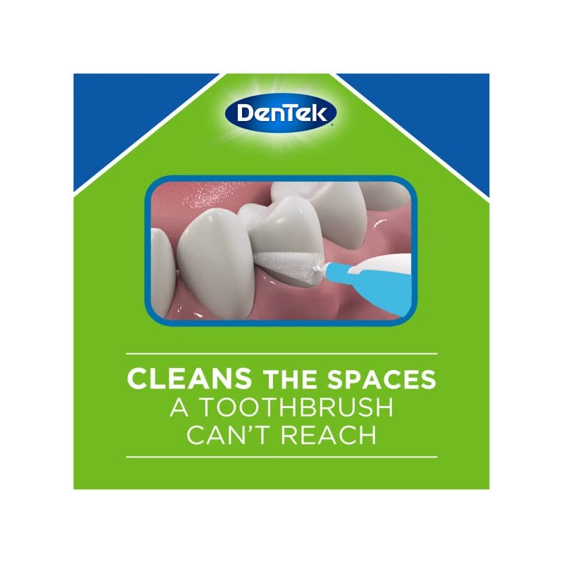 DenTek Easy Brush Wide Interdental Cleaners 16 Count (Pack of