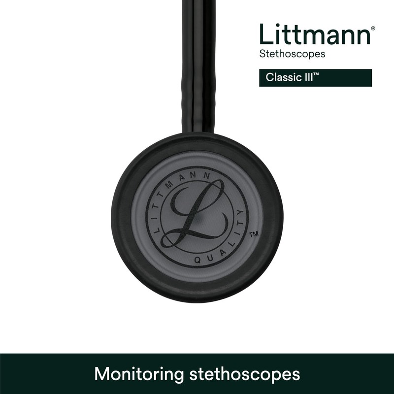 Littmann Stethoscope Classic III Black/Black Finish 5803