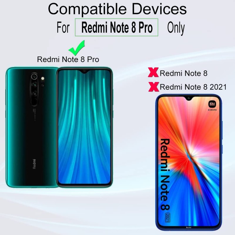 Ibywind Screen Protector for Redmi Note 8 Pro,[Pack of 2]