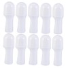 Healvian 10pcs Plastic Roll Bottles for Aromatherapy Oils Leak Resistant
