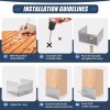 Unbranded 10 PCS 6''x 6'' Post Base, Stainless Steel Adjustable