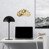 Decal Stickers of Girly Stuff Tiara Crown (Metallic Gold) (Set