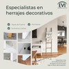 Evi Herrajes, Tope de puerta con base roscada in acero