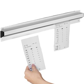 fogman slip holder, order clipper, wall mounted, commercial use, slip clip, aluminum (11.8 inches (30 cm)