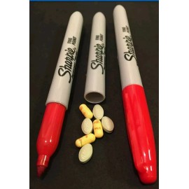 Unbranded Hidden Compartment Sharpie Secret Stash Can-Hide Cash,Jewelry,M