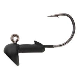 Northland Tackle Tungsten Short Shank Stand Up Jig, 2 Packs, Black, 1/4 Oz Size for Walleye & Bass