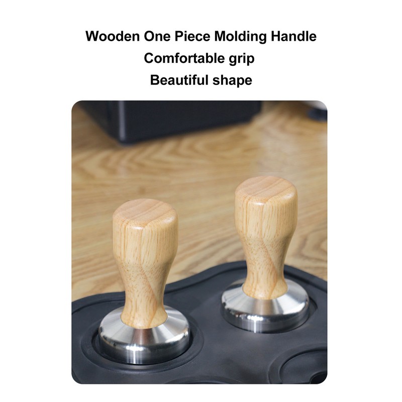 Coffee Tamper 304 Stainless Steel Base Coffee Powder Bean Press