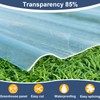 Clear Polycarbonate Roofing Sheet, Splicable Corrugated Plastic UV Resistant Greenhouse