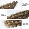 Dsoar Deep Wave Braiding Hair Ombre Deep Twist Wavy Synthetic