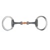 Shires Equestrian Sweet Iron Lozenge Flat Ring Eggbutt Bit (6")