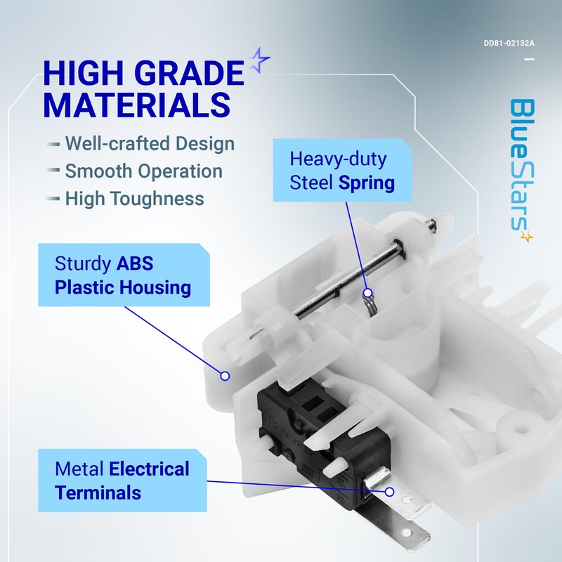 BlueStars DD81-02132A Dishwasher Door Latch Parts