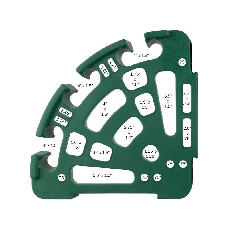 Stalwart Tool Organizer 2-Pack - Garage Storage Rack - Organize