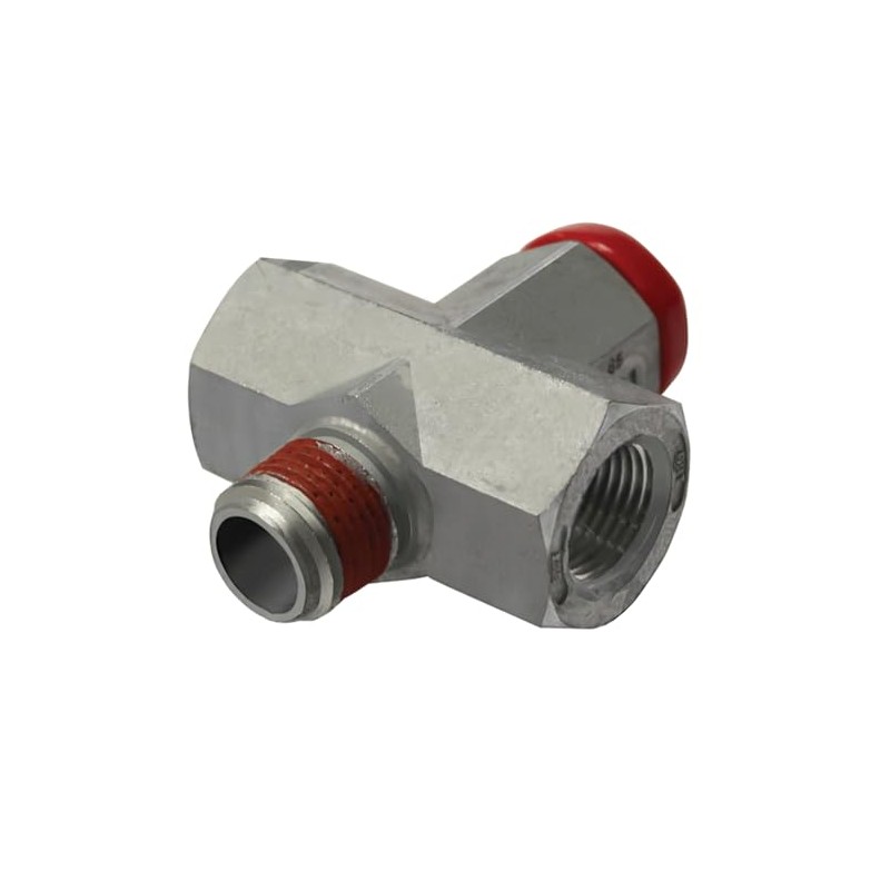 AUTOMANN USA Pressure Protection Valve, Globe Valve, Metal, Stainless Steel,