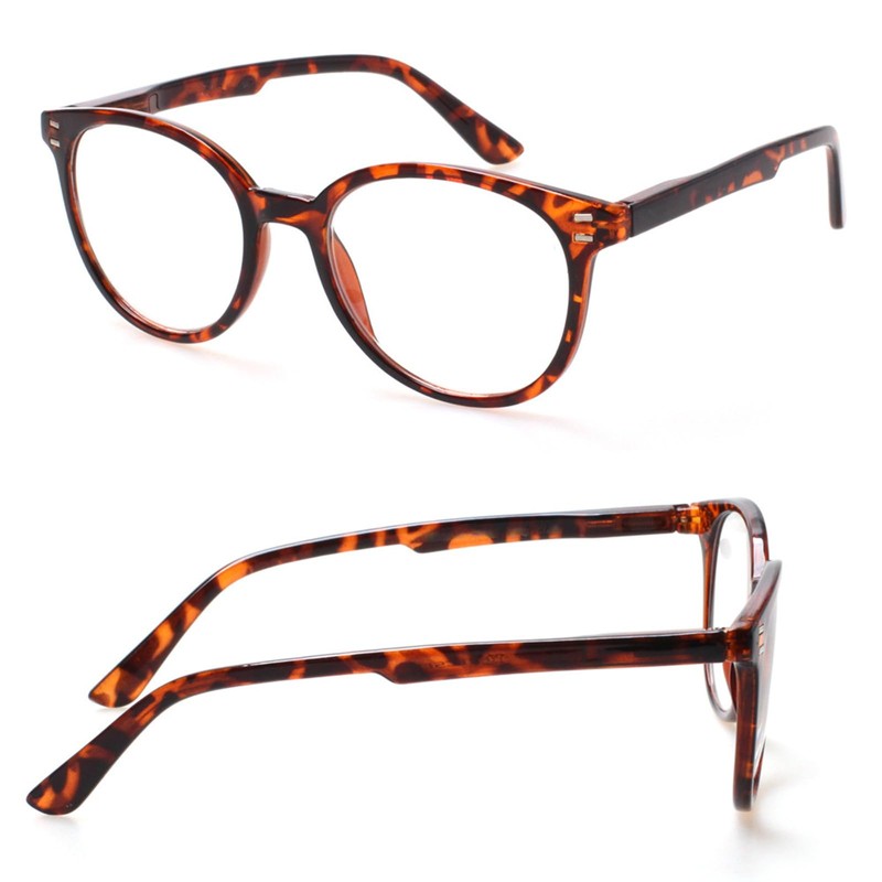 3 Pack Reading Glasses Spring Hinge Stylish Readers Black/Tortoise for