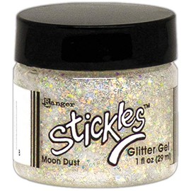 RANGER INDUSTRIES Ranger-Stickles Glitter Gels-Moon Dust, 1 oz jar,SGT71358