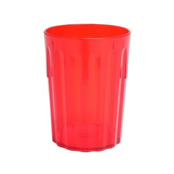 Harfield Translucent Red Tumblers 250ml/25cl (Pack of 4) Unbreakable Reusable