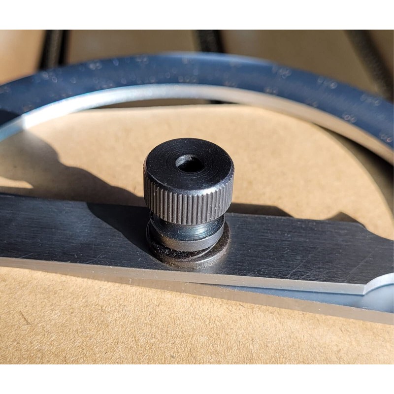 WRS Precision Protractor Scale Matte Chrome Anti-Glare with Metal Locking