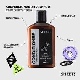 SHEET - Acondicionador Low Poo. Rizos hidratados y definidos - 250 ml
