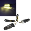 4Pcs Motorcycle LED Turn Signal Lights Mini Front Rear Indicator