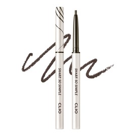 Clio Sharp So Simple Waterproof Pencil Liner AD, 1 piece, 03 Black Brown / 클리오 샤프 쏘 심플 워터프루프 펜슬 라이너 AD, 1개, 03 블랙 브라운