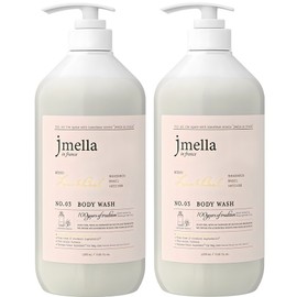 J.Mella in France Lime & Basil Body Wash Basil Citrus Fragrance, 1L, 2 Pieces / 제이멜라 인 프랑스 라임 앤 바질 바디워시 바질 시트러스향, 1L, 2개