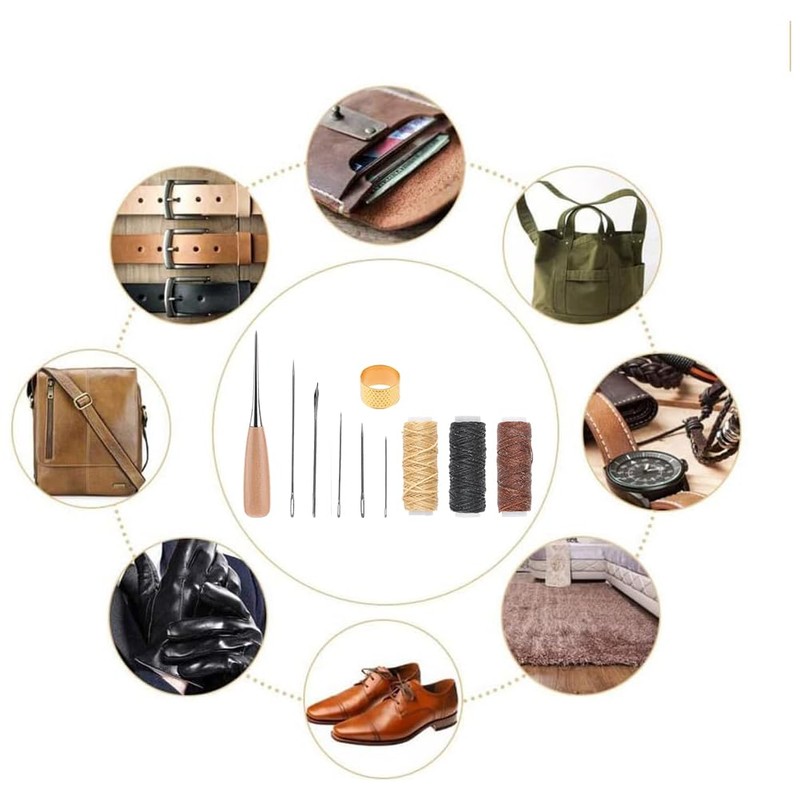 Leather Sewing Needles Leather Needles Hand Leather Tool Set, Leather