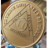 2 Year AA Medallion Large 1.5 Inch Heavy Premium Bronze